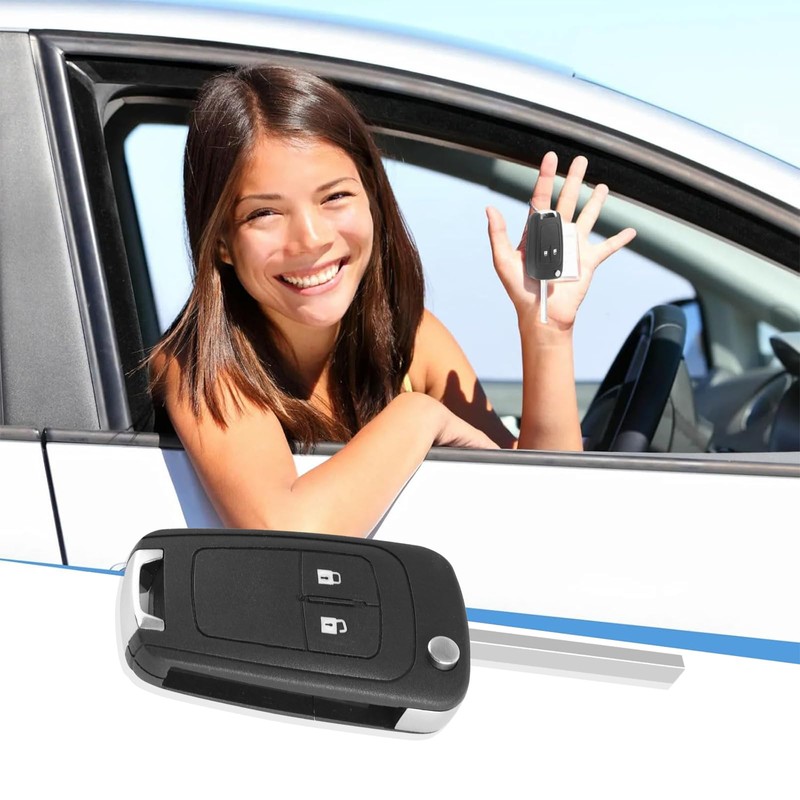 PAYFULLY Opel Astra J Key Shell 2 Button Car Key