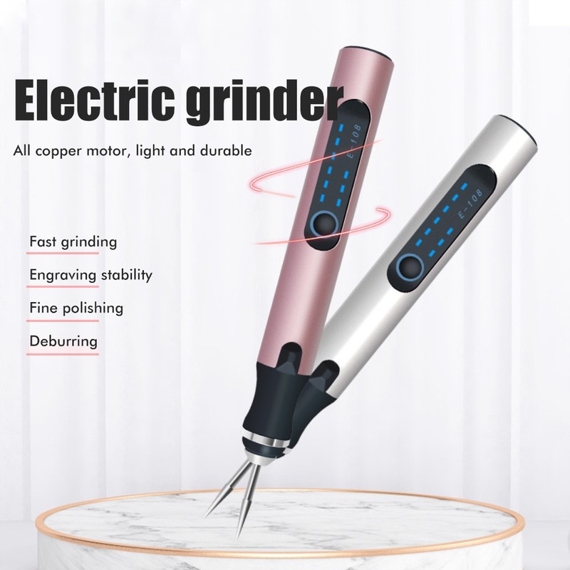 Electric Engraving Pen Portable Mini Engraver Etching Pen Cordless Metal