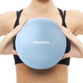 PROIRON Pilates Ball, 9.8 inches (25 cm), Yamuna Ball, Gymniku Ball, Soft Ball, Yoga Ball, Exercise Ball, Small Gymnik, Cute, 3 Colors
