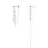 SLUYNZ 925 Sterling Silver Chain Dangle Earrings for Women Asymmetric