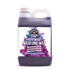 Chemical Guys Extreme Bodywash & Wax Jabón espumoso para lavar coches (para cañones de espuma, pistolas o cubos de lavado) Para coches, camiones, motos, vehículos recreativos Más, 1,89 L, aroma de uva