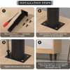EURXLQ 2 Adjustable Furniture Feet, Table Legs, Metal Feet for