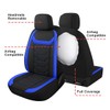 CAROMOP - Fundas transpirables para asiento de auto, asientos completos,