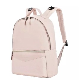 Mommore Pink Lightweight Diaper Bag With Changing Pad and Stroller Hooks