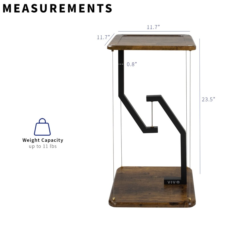 VIVO Anti-Gravity 12 inch Speaker Floor Stand, Floating Modern Speaker