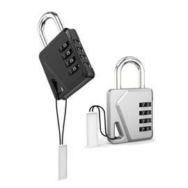 Travel Luggage Cabinet Personal Item Security Key Lock Combination Lock Black