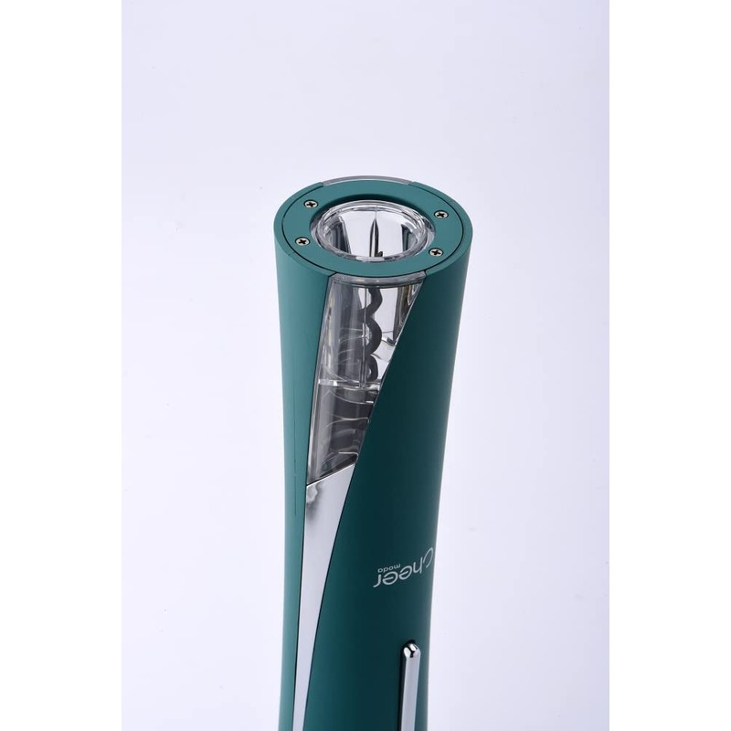 Cheer Moda Skyline Electric Wine Opener, Battery, H275mm, ABS, Green,