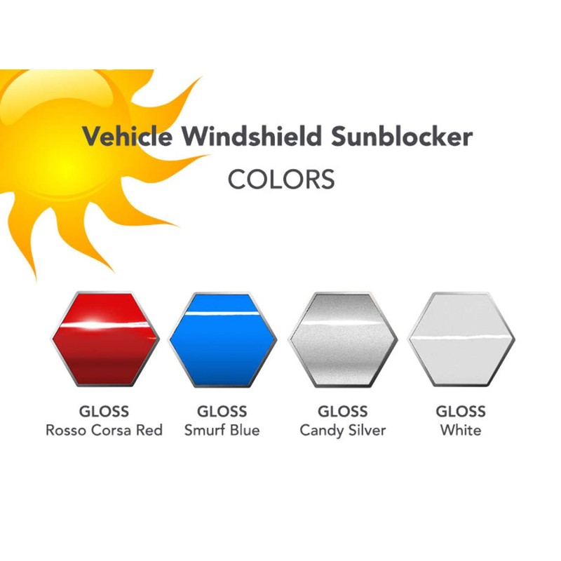 Sun Visor Windshield Light Blocker Strip Vinyl Wrap Fits All