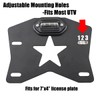 Pikioraz UTV License Plate Bracket, RZR License Plate Holder with