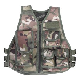 Generic Chaleco De Camuflaje Militar Para Niños Chaleco Para Exterio