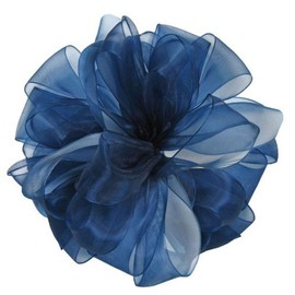 Berwick Offray LLC 424827 Simply Sheer Asiana Ribbon -5/8" W X 25 yd - Navy Ribbon