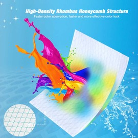 Color Dye Catchers for Laundry 120ct, Super Absorption Color Trapping Sheets Allow Mixed Wash, Dye Guard Grabber Sheets for Home or School, Maintain Original Color of Clothing, Fragrance Free, White