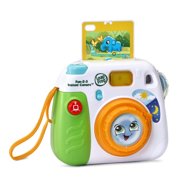 LeapFrog Fun-2-3 Instant Camera, Learning Kids Camera with Animals, Numbers, Shapes and Colours, Interactive Toy with Learning Games, Songs and Phrases, Toy Camera for Kids Aged 12 Months +