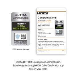 Zeskit Lite - Cable HDMI de alta velocidad (1,5 m)
