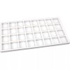 FindingKing 6 White Jewelry Tray Inserts 32 Compartments Display