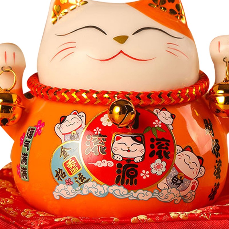 Lucky Cat Coin Bank 4.5in Exquisite Cute Bring Luck Good