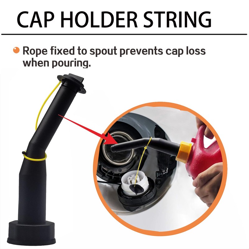 Gas Can Spout Replacement Universal Kit Leakproof Angle Nozzles Gasket