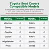 GIANT PANDA Polycotton Front Car Seat Cover for Toyota Rav4