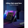 V VCOM 90 Degree USB C Right Angle Adapter, 240W