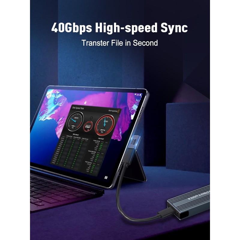 V VCOM 90 Degree USB C Right Angle Adapter, 240W