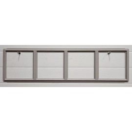 CLOPAY Garage Doors MADISON 611 SANDTONE Replacement Window Inserts/LONG Panel