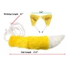 QinRuan Faux Fur Anime Dress Up Set Fox wolf Tail