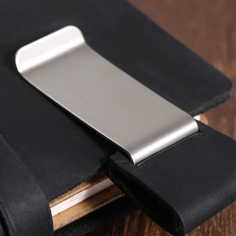 Set of 2 Leather Clips, Leather Pen Holder for Daily