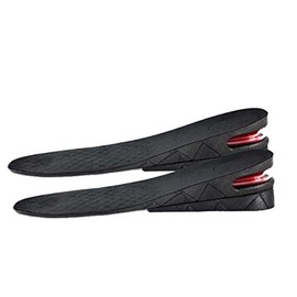 Height Increase Insoles Air Cushion Taller Shoes Insoles 2-Layer 2 inch Heel Insert for Men Women