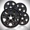 Elite Auto Chrome 16" Gloss Black Wheel Skin Kit fits Honda CRV 2013-2016 - ABS 4 Pack