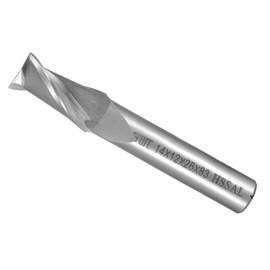 CoCud Square Nose End Mill 14mm x 26mm Cutting 12mm Shank HSS-AL 2 Flutes CNC Router Bit Milling Cutter Application for Aluminum Alloy Copper Plastic