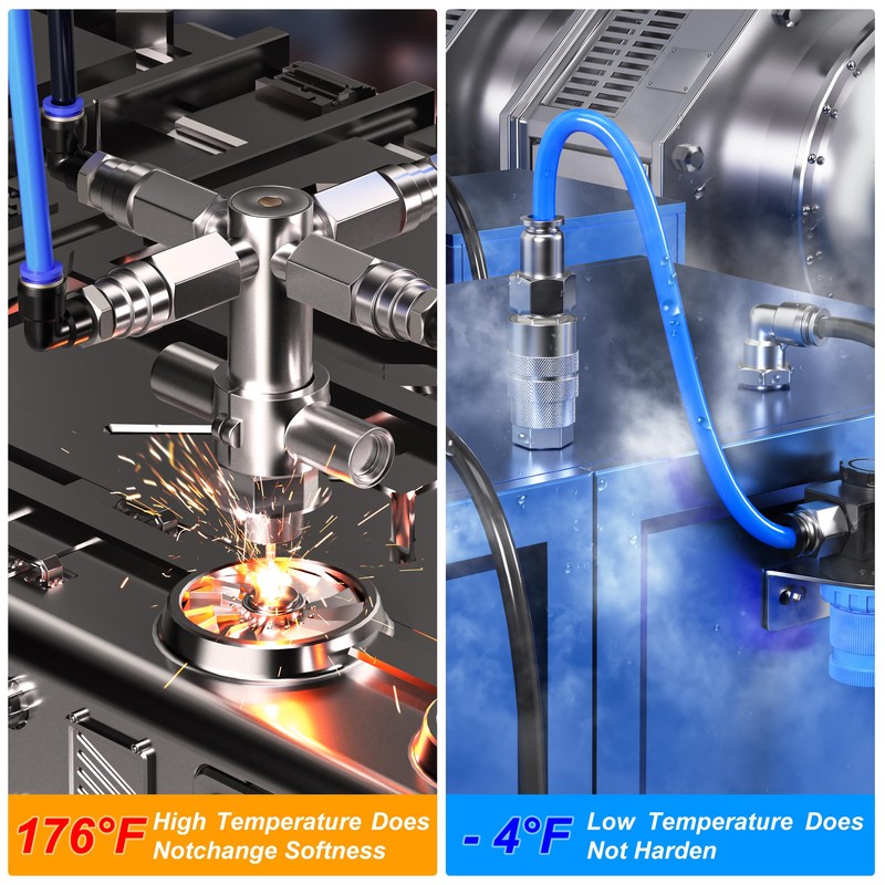 TAILONZ PNEUMATIC Blue 4mm or 5/32 inch OD 2.5mm ID
