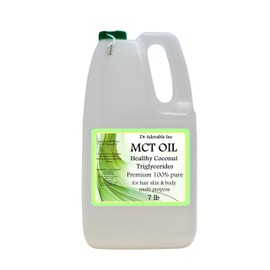 7 Lb Premium MCT Oil derived from Organic Coconut Oil Pure Medium-Chain Triglyceride