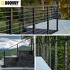 Qrooviiy 30 Degree Cable Railing Post- 42" x 2" x