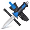 DRAGON RIOT Scuba Diving Knife with Leg Straps & Sheath