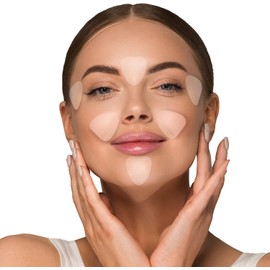 Parches De Arrugas Faciales 256Pcs - Almohadillas Transparentes Reutilizables Para Tratamiento Antiarrugas Durante La Noche - Tiras Removedoras De Línea Fina Para Suavizar Los