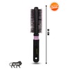 Ankita Hair Brush with Nylon Bristle, All-Purpose, Colors May Vary