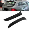 1 Pair Left Right Gloss Black Rear Window Side Spoiler