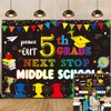 5th Grade 2025 Graduation Backdrop Next Stop Middle School Elementary