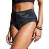 CRZ YOGA Womens High Waisted Bikini Bottom Tummy Control Bathing