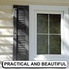 Blulu 60 Pcs 3 Inch Vinyl Shutter Fastener Window Panel