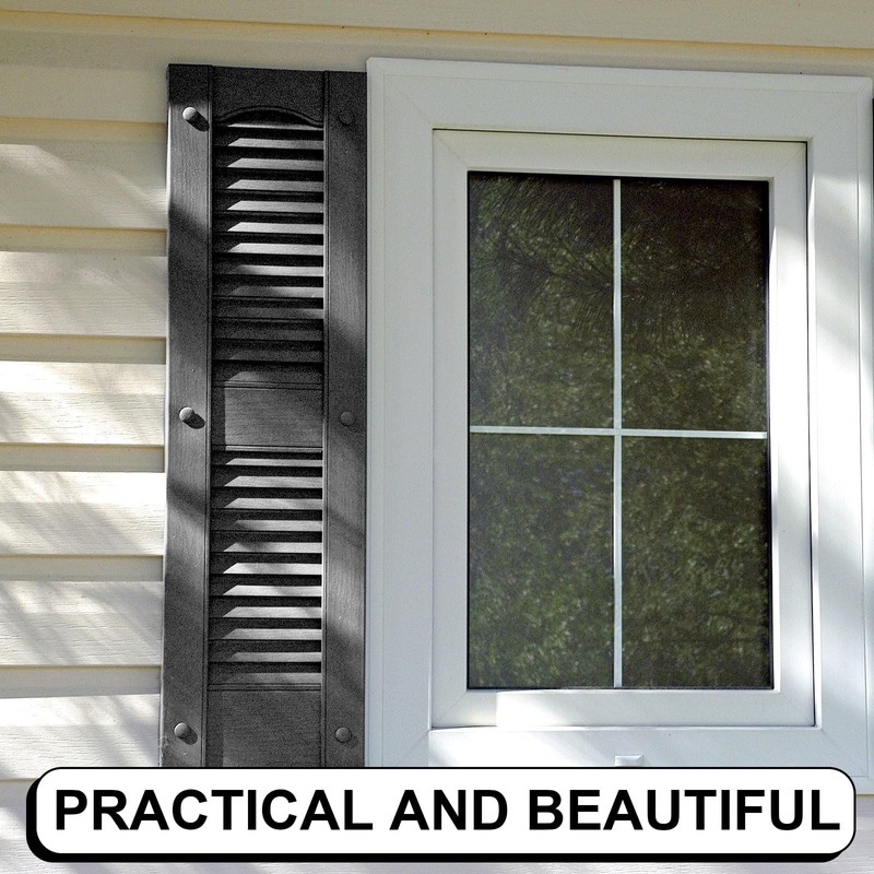 Blulu 60 Pcs 3 Inch Vinyl Shutter Fastener Window Panel