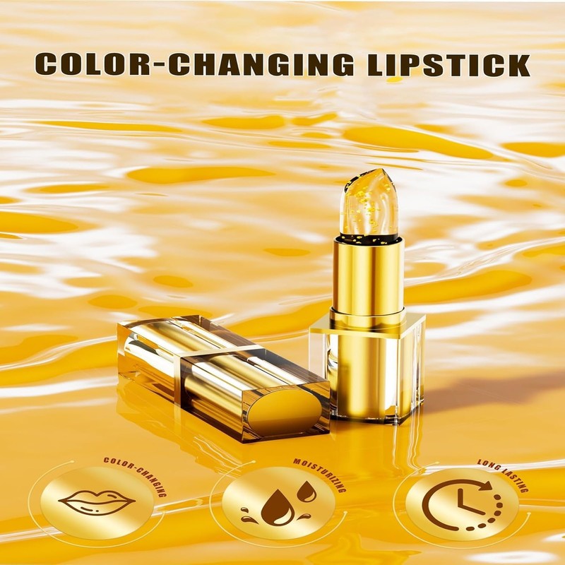 Areliaa Lipstick, Adaptive Lipstick,AreliaaLipstick for Older Women,PH Lipsticks Color Changing,Long