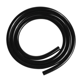 QuQuyi 3/16" (4mm) ID x 5/16" OD Silicone Vacuum Tubing Hose Black High Temperature Food Grade Pure Silicon Tube Air Hose Water Pipe for Pump Transfer, 3.28ft Length