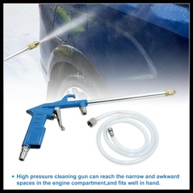 Hihaha Air Engine Cleaning Spray Gun High Pressure with 40.2" Long Hose Wash Pneumatics Cleaning Sprayer Tool Durable Material