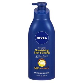 NIVEA Lotion Nourishing Skin Firming 16.9 Ounce Pump (500ml) (3 Pack)