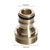 SBYMX 2PC Hose Tap Connector Mixer Hose Adaptor Water Pipe