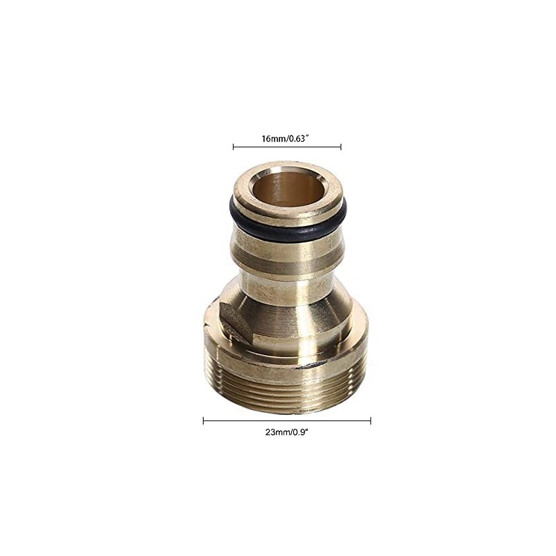 SBYMX 2PC Hose Tap Connector Mixer Hose Adaptor Water Pipe