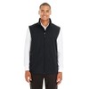 Men's Cruise Two-Layer Fleece Bonded Soft Shell Vest 3XL BLACK