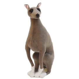 MY DOG Mini - Italian Greyhound Gray - Premium Dog Stuffed Animal - Lifelike & Realistic