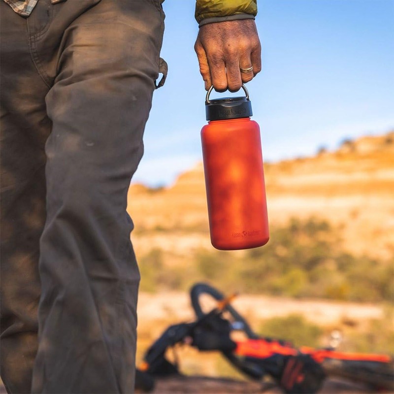 Klean Kanteen Wide Loop Cap with Bale - Dishwasher Safe,
